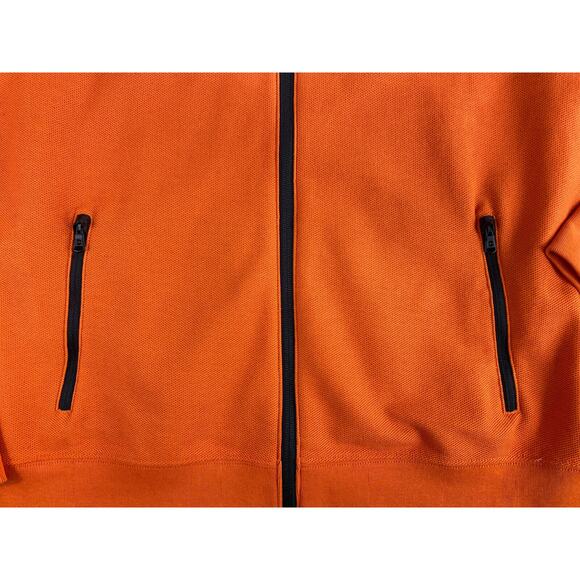 Victorinox Tailored Fit Full Zip Jacket Mens Size M Orange Sweatshirt - Picture 5 of 10